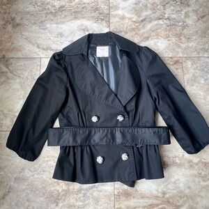 Top light jacket with belt